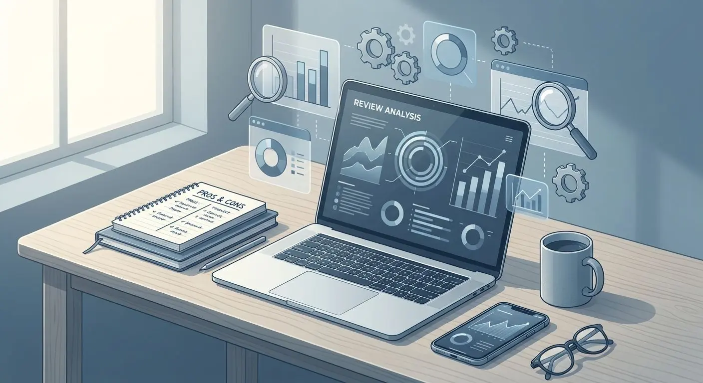 Illustration av expert och arbetsmiljö för mobilapp-guide
