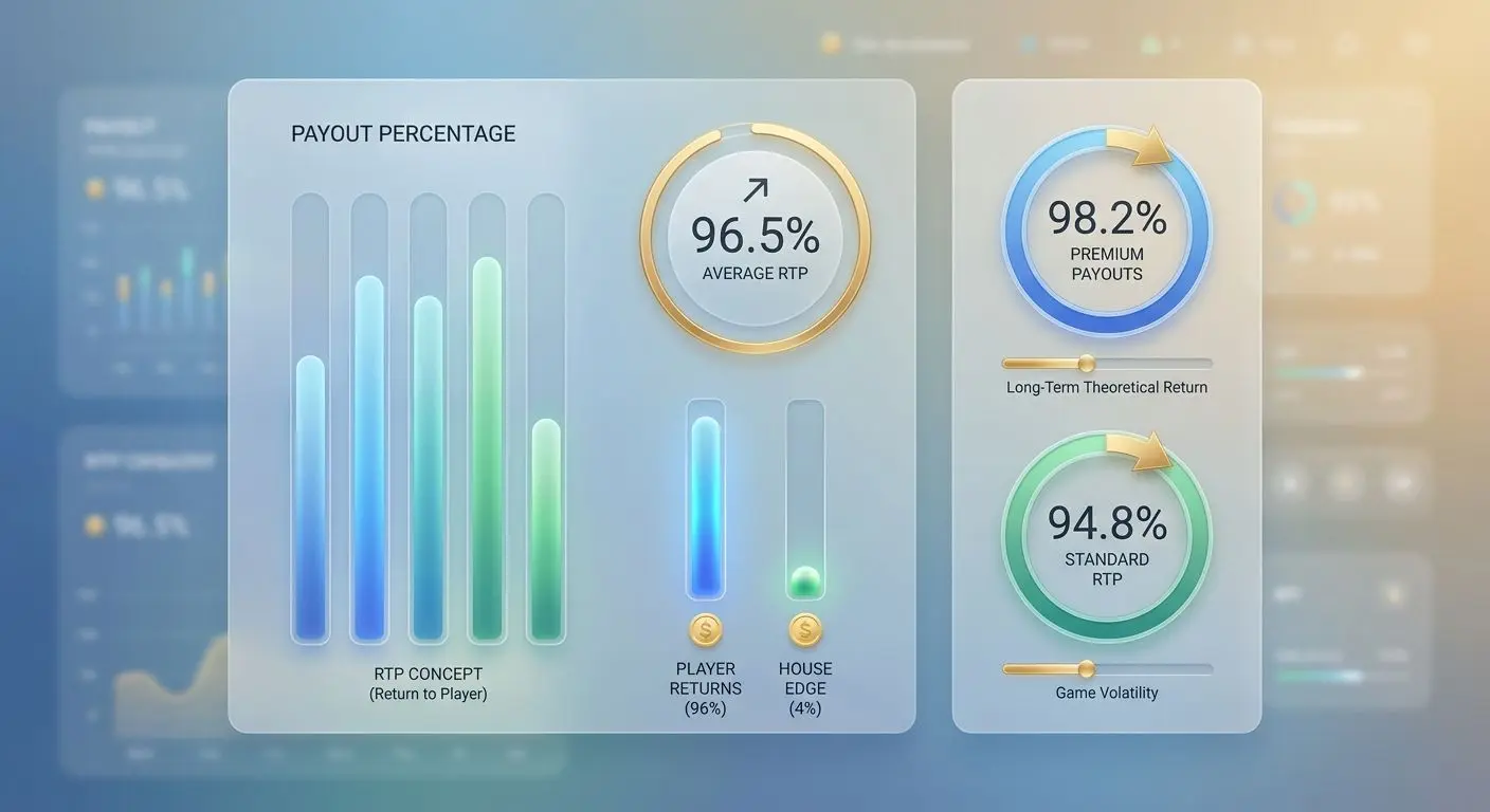Infografik som visar RTP och utbetalningsprocent